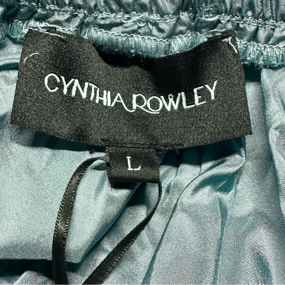 Cynthia Rowley Teal Taffeta Cargo Skirt M. NWT - Picture 10 of 13